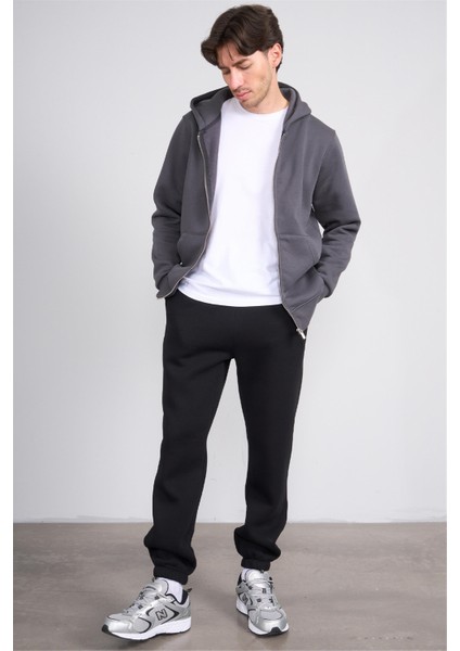 873 Erkek 3 Iplik Regular Eşofman Alt Siyah fiyatları