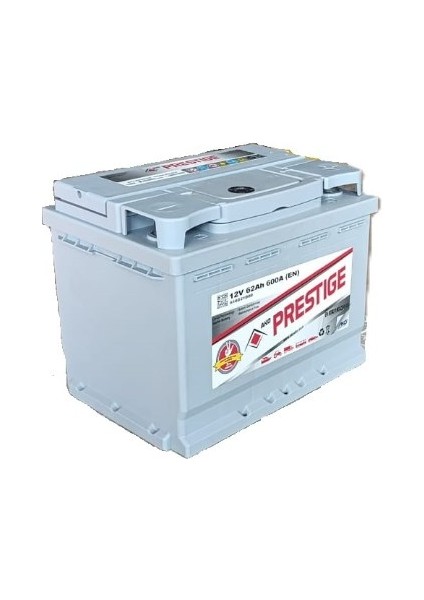 12V 62AH 600A Standart Akü (3 Yıl Petlas Garanti) (Üretim TARIHI:2025)