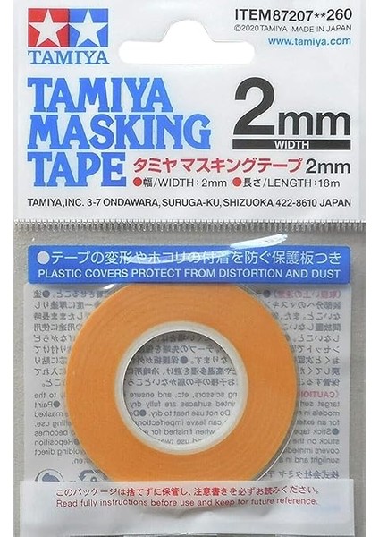 87207 300087207 Maskeleme Bandı 2 Mm/18 M, Model Yapımı, Aksesuar