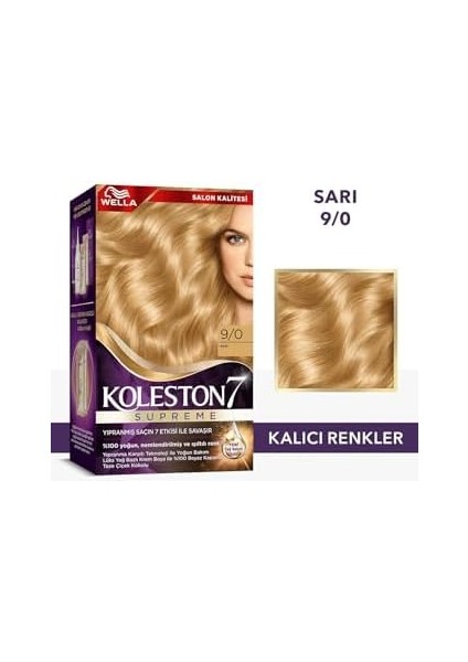 Koleston Kit 9-0 Sarı Saç Boyası fiyatları