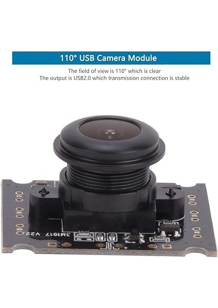 USB Kamera Modülü 110° Geniş Açı USB Kamera Modülü OV3660 Çip USB 2.0 Çıkışı 2048 x 1536 15 Fps Mobil Otg Desteği indirimleri