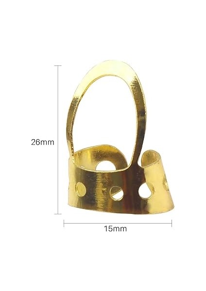 Banjio Klasik Akustik Gitar Elektro Gitar Için Plastik Kasa ile 8 Paket Ayarlanabilir Parmak Seçtikleri Plectrum fırsatları