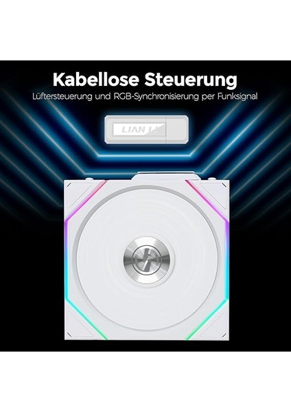 Li Unı Fan Tl Wıreless 1X120MM Beyaz Kasa Fanı (G99.12TL1W1W.00) fırsatları