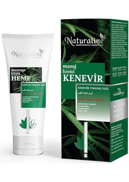 Dermatology Labotary Hemp Crem Kenevir Ağrı Kesici Krem 100ML