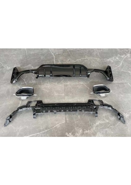 Bmw 3 Serisi G20 Lci Uyumlu M340I Difüzör + Egzoz Ucu Set 2022+