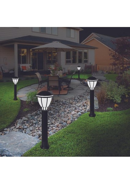 Geldi Kupa 80 cm Bahçe Yol Aydınlatması Zita Set Üstü Bahçe Direkleri