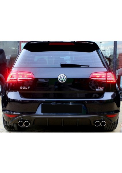 Volkswagen Golf 7 Style Difüzör Plastik 2012-2017 Parlak Siyah fırsatları