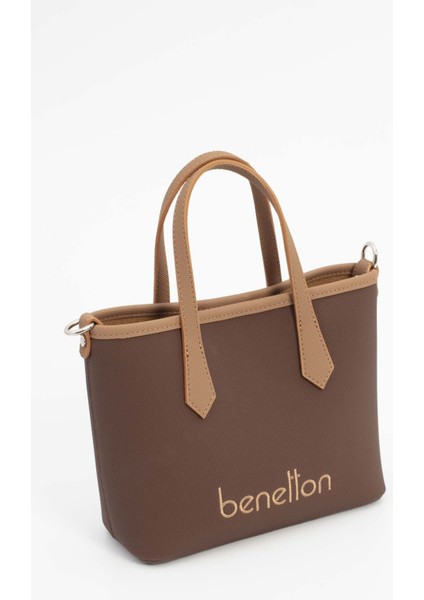 Benetton Kadın Kol Çantası Kahve-Camel BNT1654 modelleri
