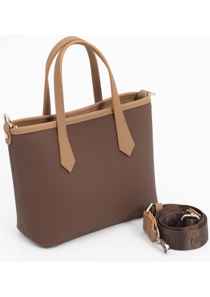 Benetton Kadın Kol Çantası Kahve-Camel BNT1654 fırsatları
