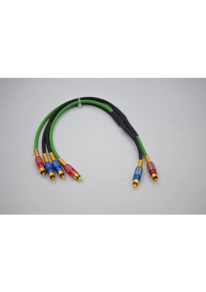 Bakır Amfi Rca Kablosu 50CM - 2 Giriş 4 Çıkış Anfi Rca Kablosu - 50CM - El Yapımı Tam Bakır - 50 cm fiyatları