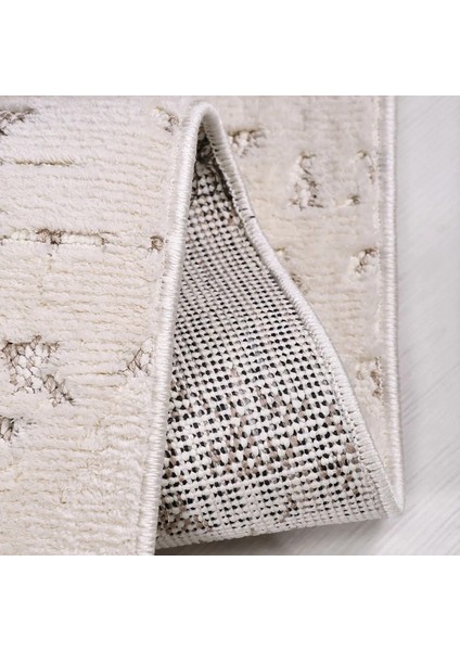 Fraga Modern Bej Polyester Pamuk Tabanlı Makine Halısı modelleri