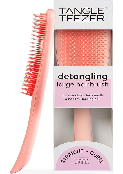Teezer Wet Detangler Large Peach Saç Fırçası