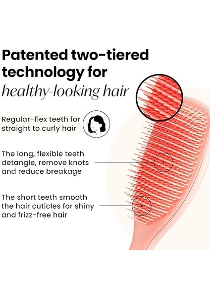 Teezer Wet Detangler Large Peach Saç Fırçası fiyatları