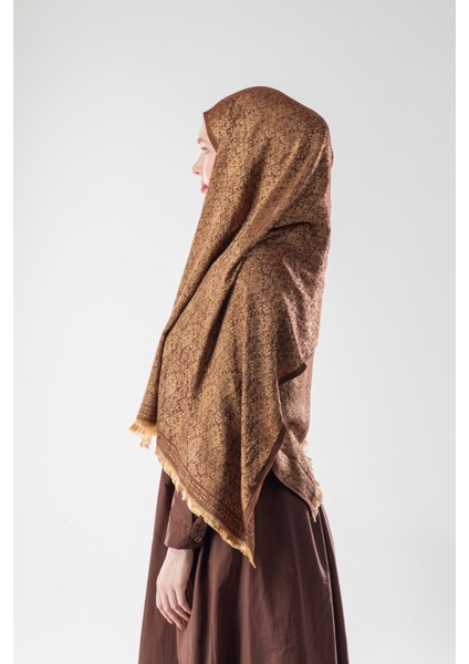 Sand Veil Desenli Dokuma Pamuk Şal fiyatları