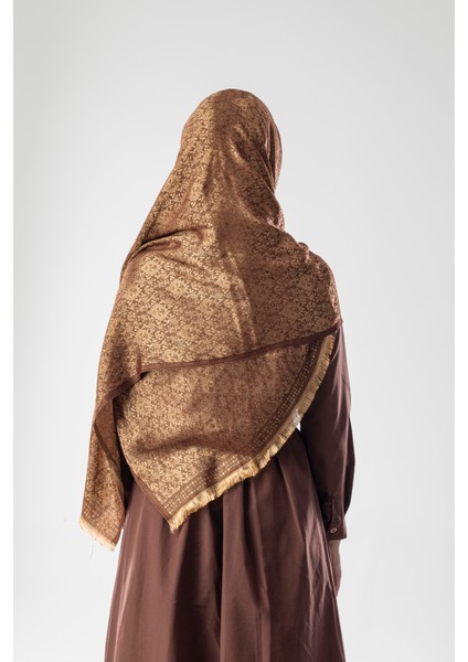 Sand Veil Desenli Dokuma Pamuk Şal modelleri