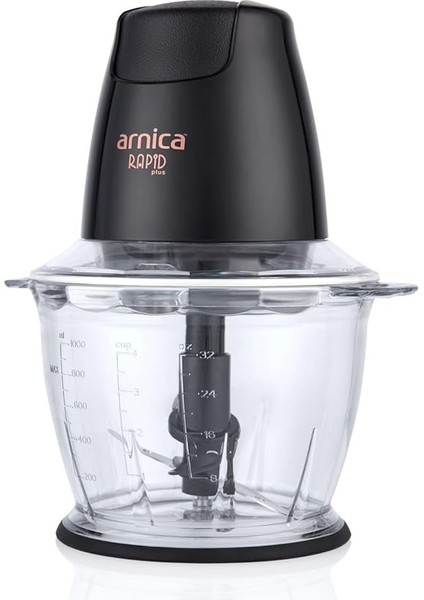 Rapid Mini Plus Doğrayıcı - Siyah