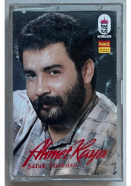 Ahmet Kaya Şafak Türküsü Kaset (Orijinal Dönem Kağıt Baskı Kaset)