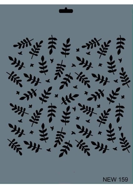 Rich New Seri N-159 Stencil 35X25 cm