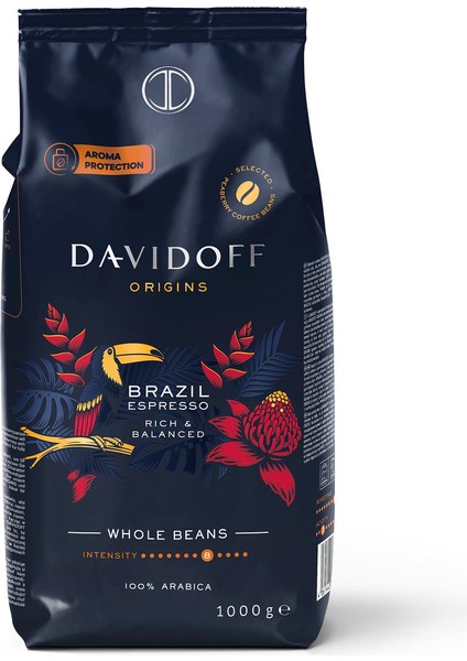 Davıdoff Café Origins Brazil - 1 kg Çekirdek Kahve