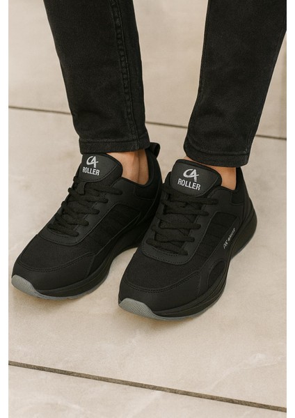 Unisex Fuspetli Su Geçirmez Spor Ayakkabı - Siyah Füme fırsatları