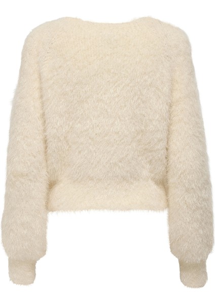 Onllulu Regular Fit Bisiklet Yaka Örme Kazak Bayan Kazak 15350650 fiyatları