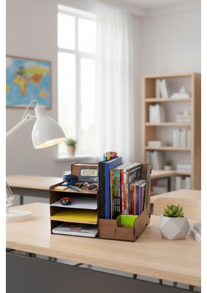 Boxy A4 Evrak Rafı Masaüstü Çok Amaçlı Organizer, Masaüstü Kalemlik fiyatları