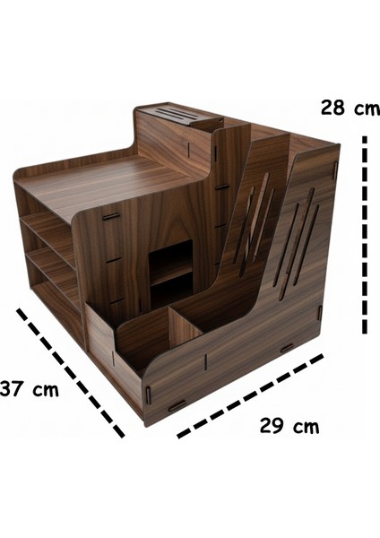 Boxy A4 Evrak Rafı Masaüstü Çok Amaçlı Organizer, Masaüstü Kalemlik indirimleri