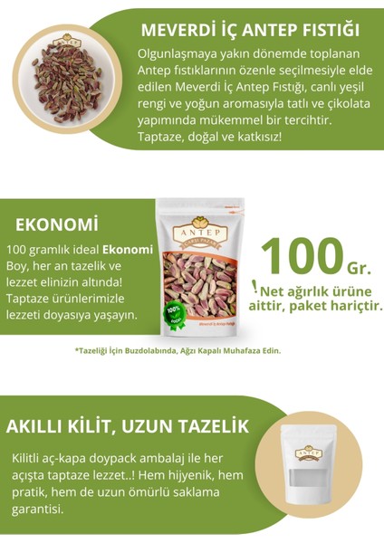 Meverdi Iç Antep Fıstığı | 100 Gr. fiyatları