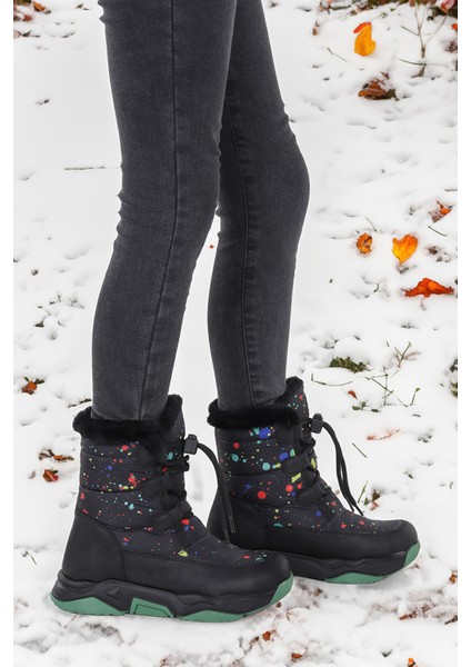 Bambu Bağcıklı Kız Çocuk Kar Botu modelleri