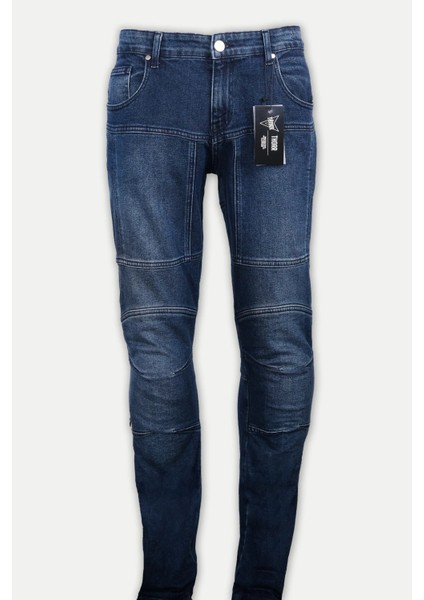 Thunder Motosiklet Pantolonu Mavi