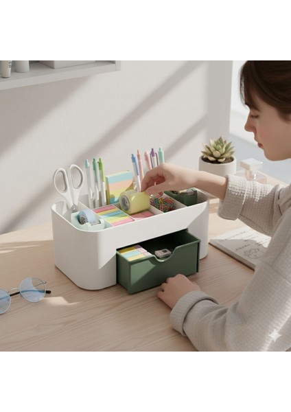 Çok Bölmeli Masaüstü Organizer – Çekmeceli modelleri
