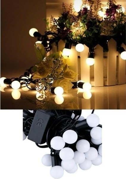 Top LED Işık 5 Metre Boncuk LED Sabit Yanan Dekoratif LED Işık Gün Işığı fiyatları