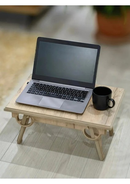Çok Amaçlı Katlanabilir Ahşap Mini Masa | 48 cm x 48 cm fırsatları