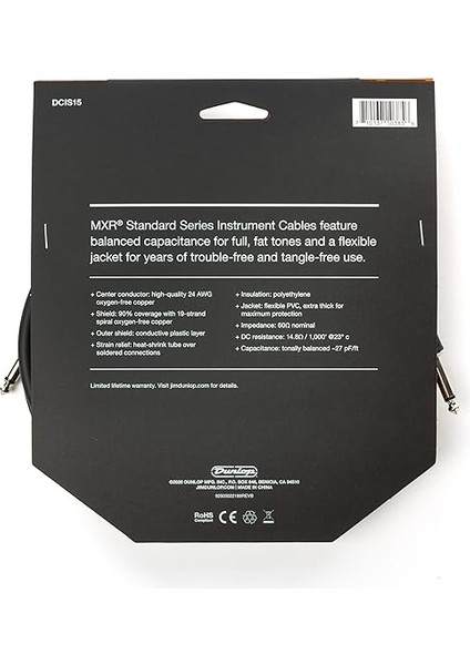 DCIS15 Gitar Kablosu (4,5 M) fiyatları
