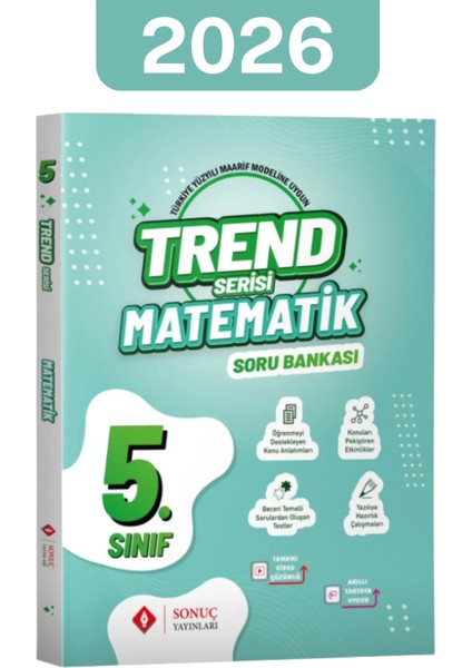 2026 5.sınıf Trend Serisi Matematik Soru Bankası - Güncel Baskı