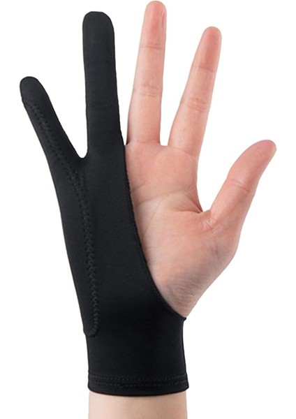 Tablet Için Eldiven Çizim, 3 Katman Anti Leke Iki Parmak Sanatçısı Dijital Sanat, Eskiz, Uyumlu ve Grafik Tabletler (M)