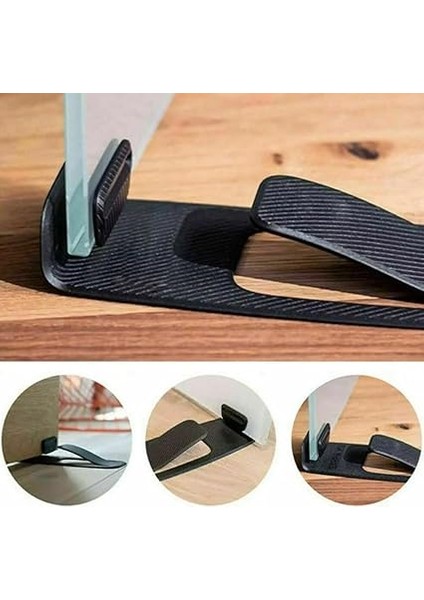Yapışkanlı Kapı Stoperi - 5'li Kapı Durdurucu Plastik Kapı Altı Takozu modelleri