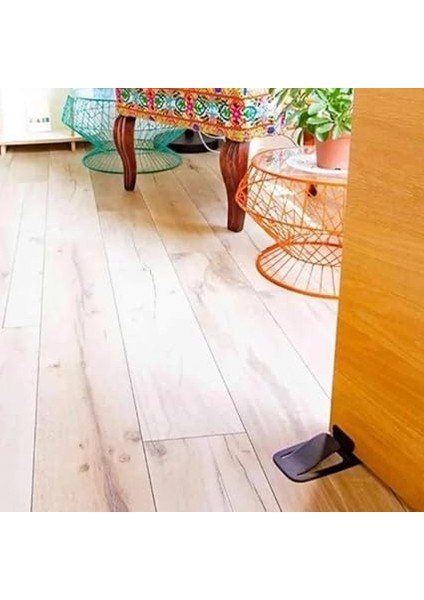 Yapışkanlı Kapı Stoperi - 5'li Kapı Durdurucu Plastik Kapı Altı Takozu fırsatları