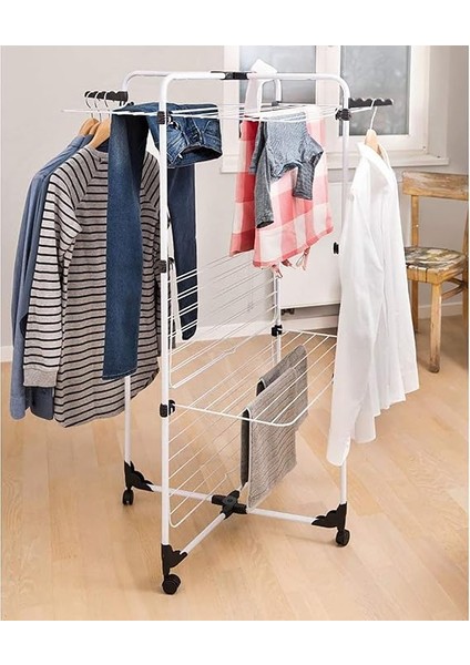 Mixer Çelik Dikey Çamaşır Askılığı, Beyaz, 5 x 71 x 127.5 cm fiyatları