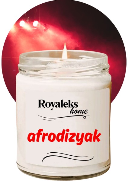 Doğal Özel Seri Kokulu Dekoratif Kavanoz Mum 210 cc - Afrodizyak - Ryl