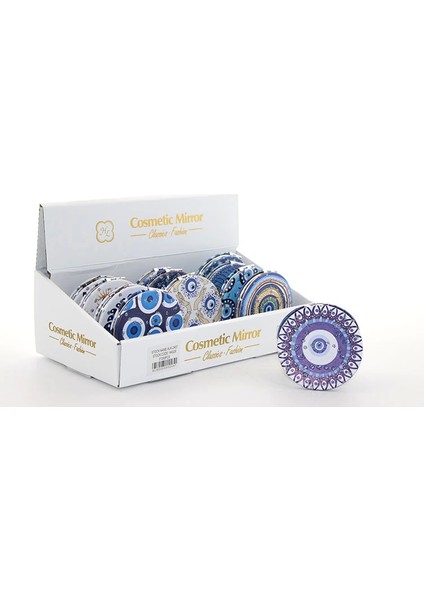 Taşlı Nazar Boncuklu El Aynası İnce Alk2497 fiyatları