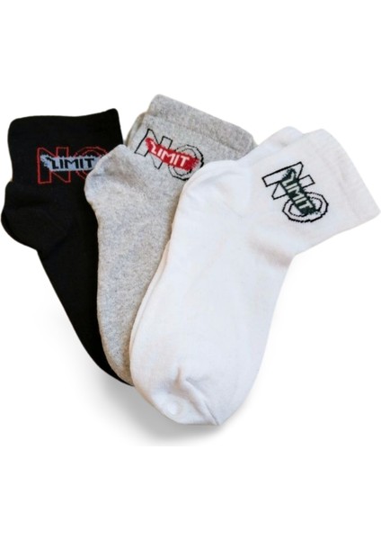 Pamuklu Kısa Bilek Çorap Yazlık No Limit 3 Çift fiyatları