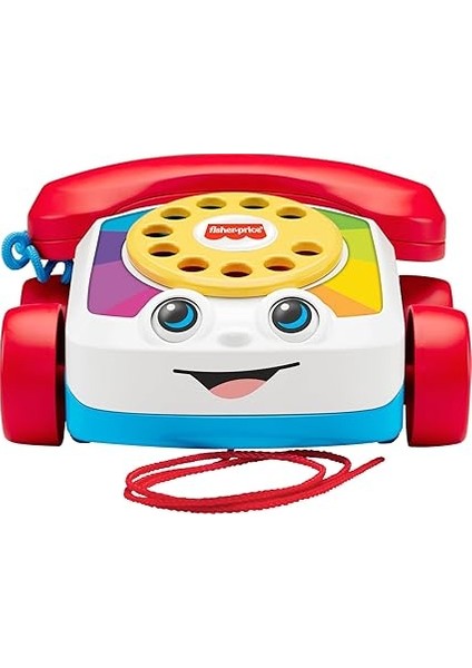 Geveze Telefon Fisher-Price Eğitici Geveze Telefon, Sürüklenebilir, Klasik, Çevirmeli Oyun Telefonu FGW66 FGW66 fırsatları