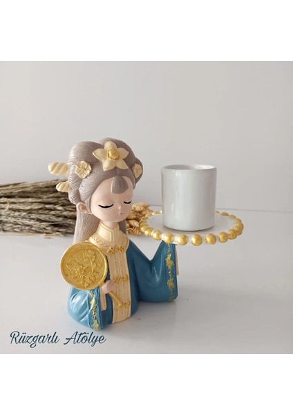 Asyalı Kız Sunumluk Obje modelleri