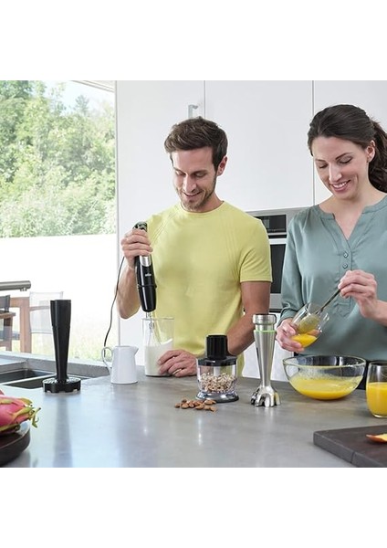 Multiquick 9 Mq 9147X El Mikseri – Active Powerdrive ve Splashcontrol Ile, Püre Yapma Çubuğu, Sebze Ezici, Mikser, Parçalayıcı ve Çırpma Teli, 1200 Watt, Siyah/paslanmaz Çelik fiyatları