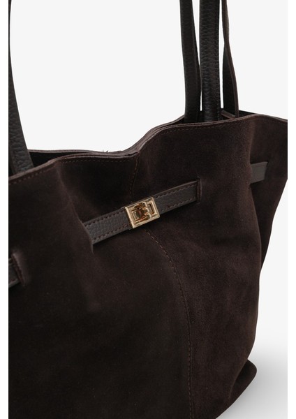 Mira Kadın Günlük Çanta - Kahve Süet modelleri