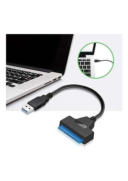 USB 3.0 To Sata 3 Kablosu 6 Gbps 2.5 Inch HDD SSD 22 Pin fırsatları