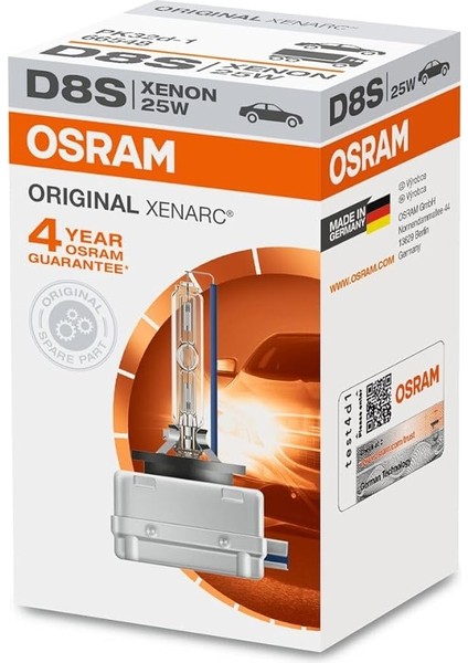 D8S Xenarc Xenon Far Ampulü