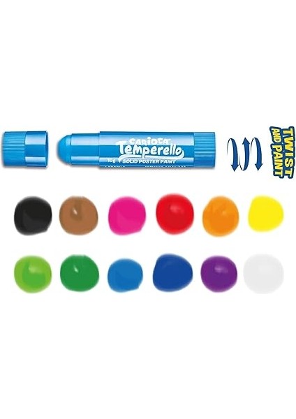 Temperello Stick Poster Boyama Kalemi 12'li fiyatları