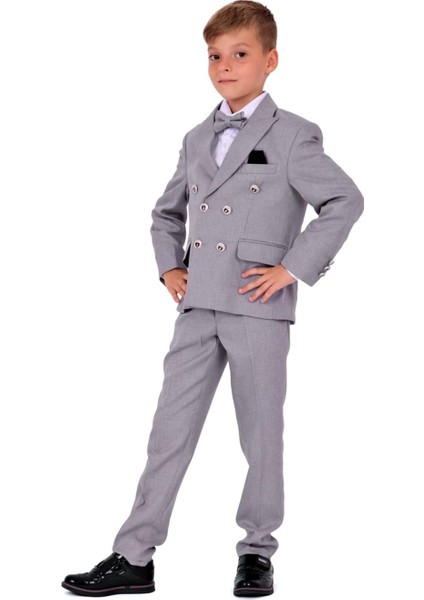 Kruvaze Italyan Kesim Montero Erkek Çocuk Takım Elbise MNK5689 fırsatları